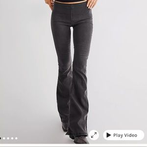 FREE PEOPLE Penny Pull-On Flare Jeans